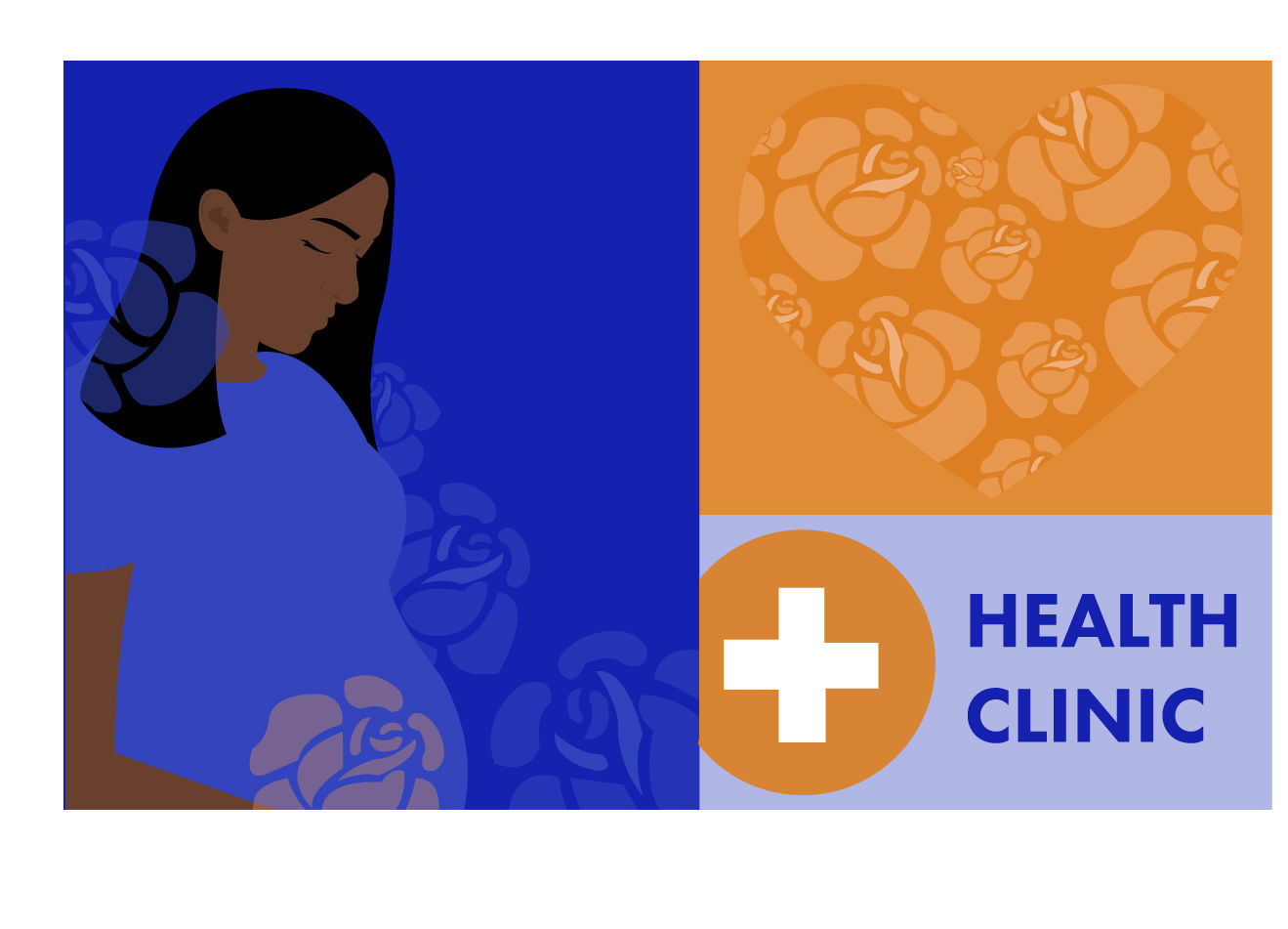 Updated pregnant woman illustration